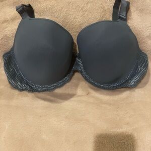 Wacoal NWOT La Femme 36DDD Slate Blue Bra with Lace Trim and Underwire Support